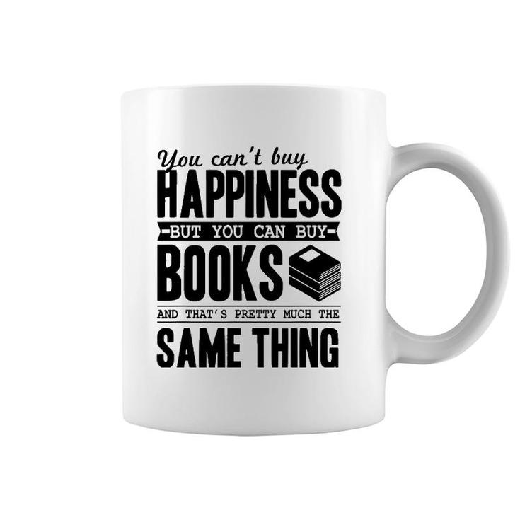 You Can't Buy Happiness But You Can Buy Books Funny Gift Coffee Mug