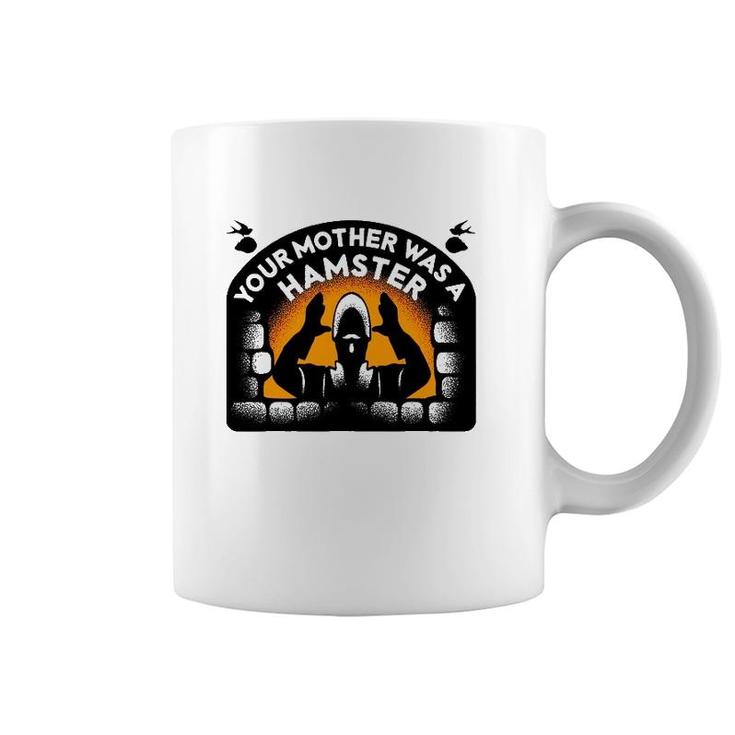 Your Mother Was A Hamster Vintage Coffee Mug