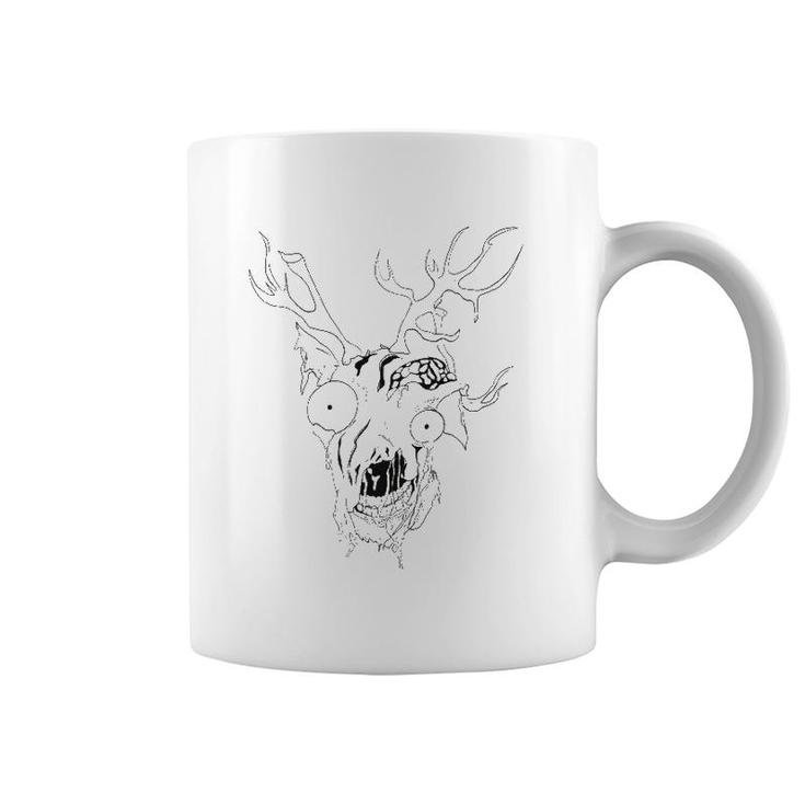 Zombie Deer Vintage Scary Coffee Mug