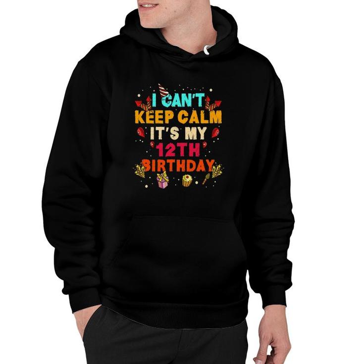 12 Years Old  Boy Girl It's My 12Th Birthday Gift Hoodie