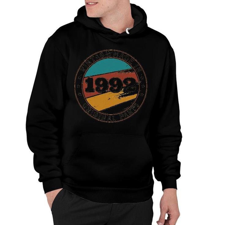 30Th Birthday Retro Vintage 30 Years Old Made In 1992 Gift Hoodie