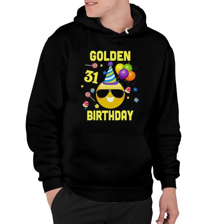 31St Birthday Gifts Funny Golden Birthday 31 Years Old Hoodie