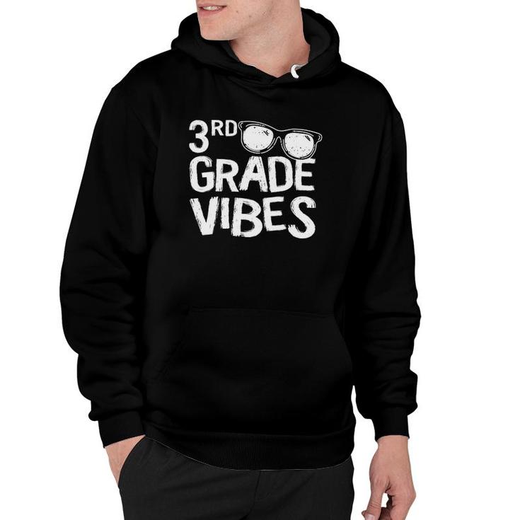 3Rd Grade Vibes Back To School First Day Teacher Student Sunglasses Kids Hoodie