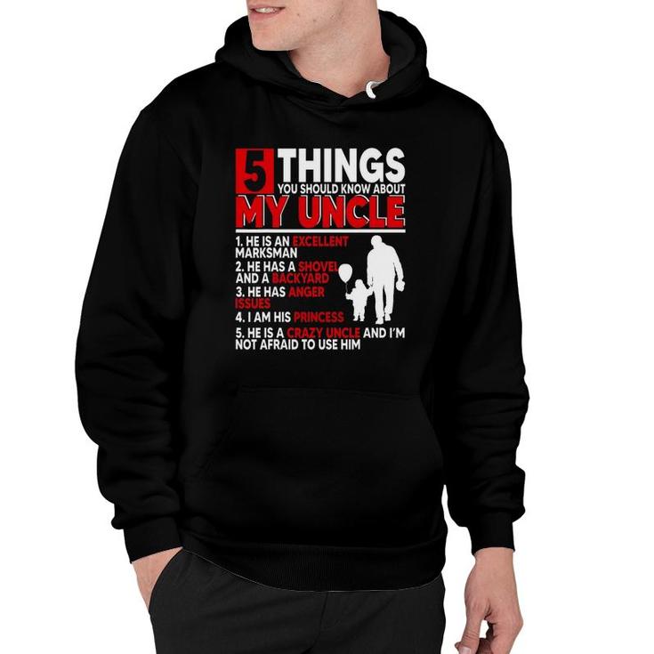 5 Things You Should Know About My Uncle Happy Father's Day Hoodie