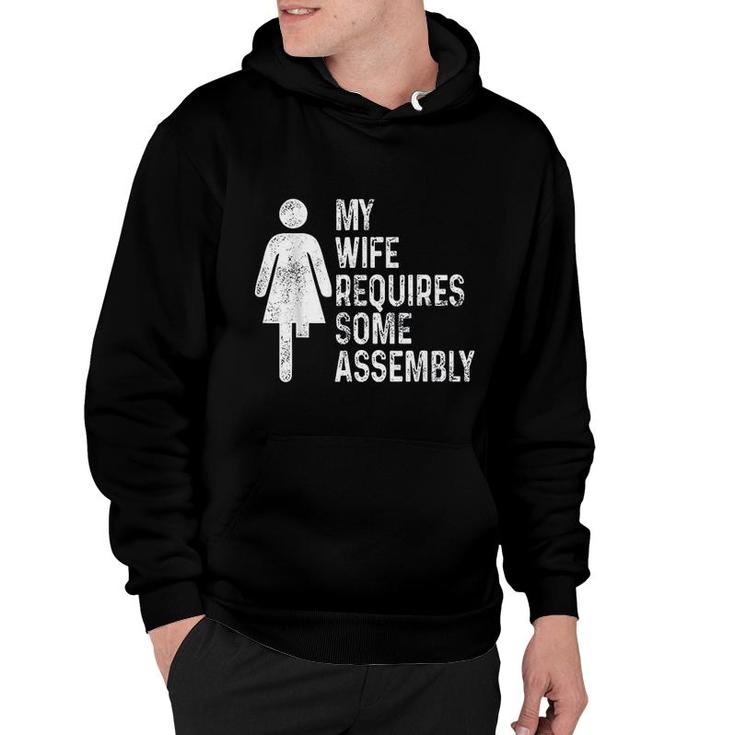 Amputee Humor Wife Assembly Leg Arm Funny Recovery Gifts Hoodie