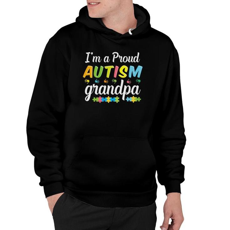 Autism Grandpa Awareness For I'm A Proud Grandfather Warrior Hoodie