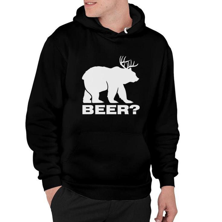 Bear Plus Deer Equals Beer Hoodie