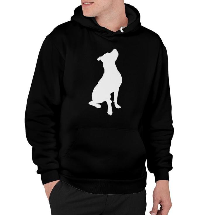 Beautiful White Pitbull Gift For Pittie Moms Dads Dog Lovers  Hoodie