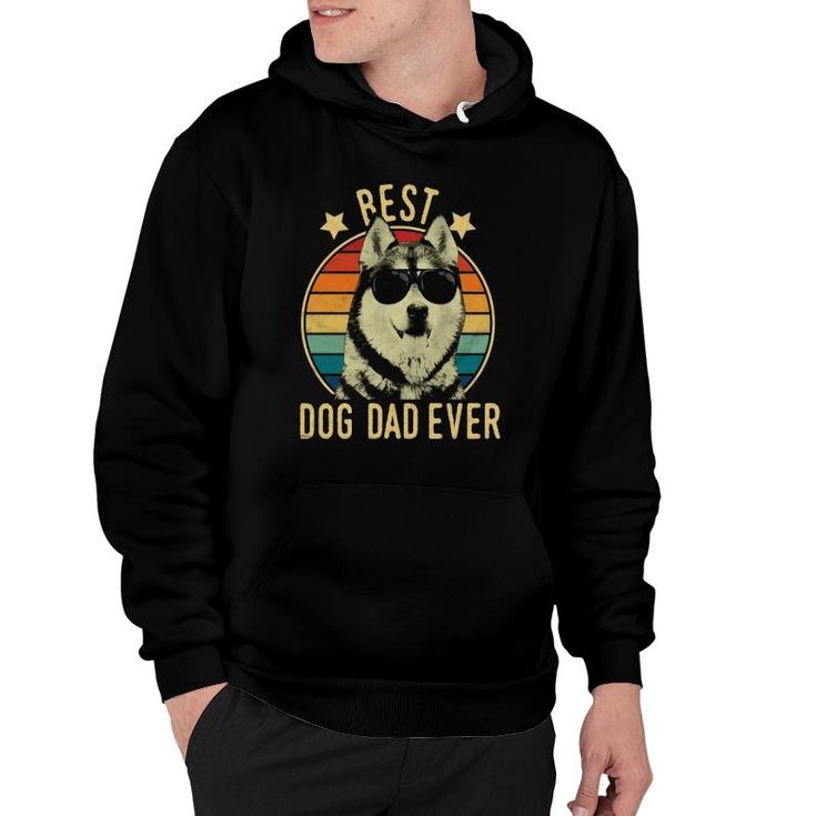 Best Dog Dad Ever Siberian Husky Father's Day Gift  Hoodie