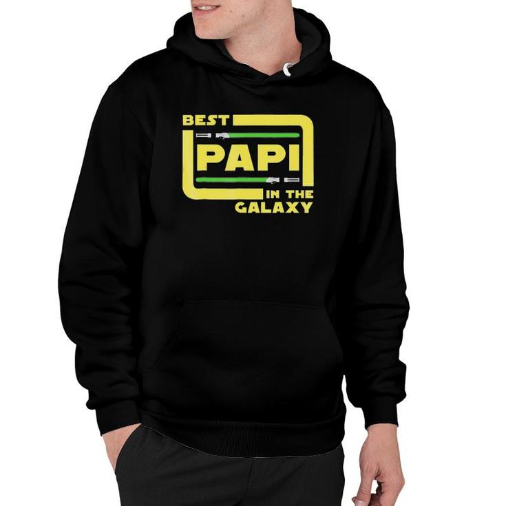 Best Papi In The Galaxy Father's Day Funny Dads Hoodie