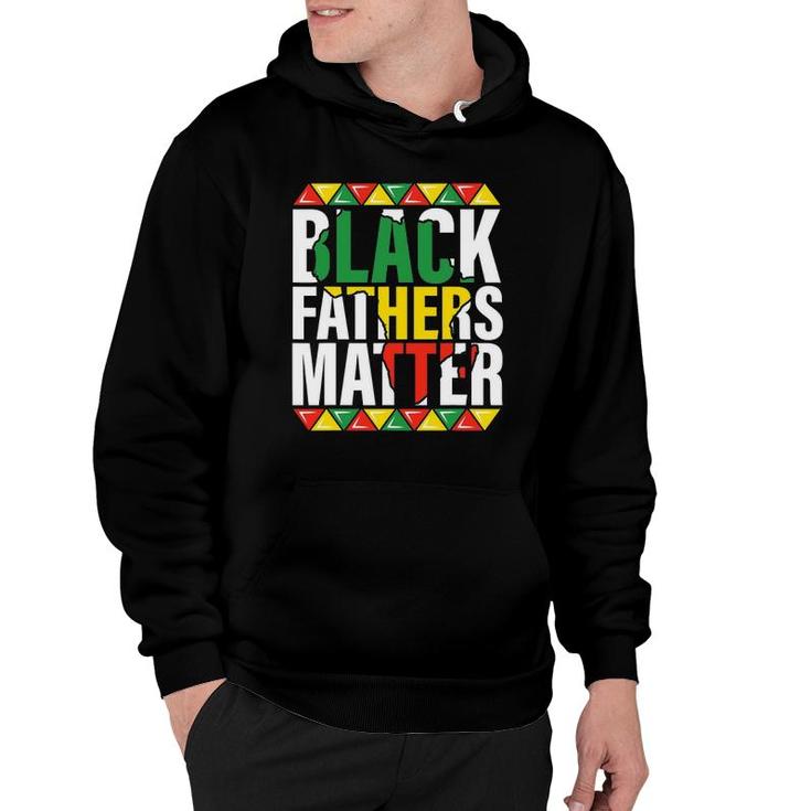 Black Fathers Matter Dads Black History Month Pride Men Hoodie