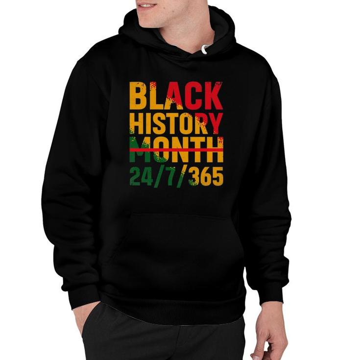 Black History Month 247365 Melanin Pride African American Hoodie