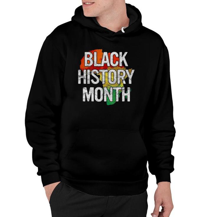 Black History Month Gift Black Pride Proud African American Hoodie