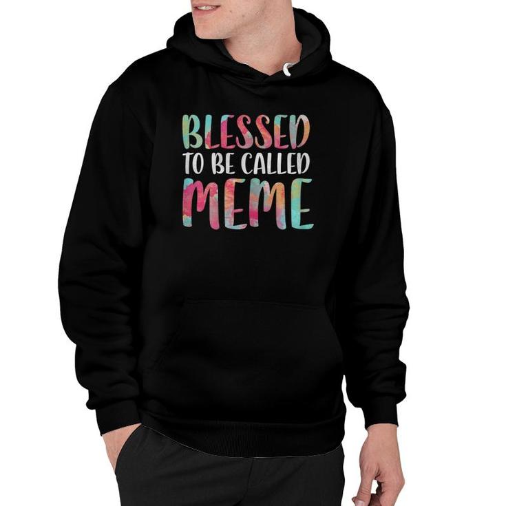 Blessed To Be Called Meme Mother's Day Hoodie