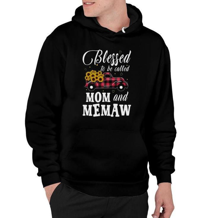 Blessed To Be Called Mom And Memaw Mother's Day Grandma Pickup Truck Sunflowers Hoodie