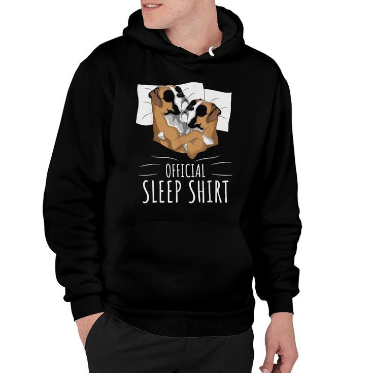 Boxer Dog Official Sleep   Hoodie
