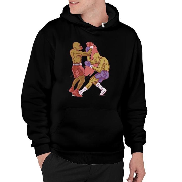 Boxers Fighting Match Boxing Lover Hoodie