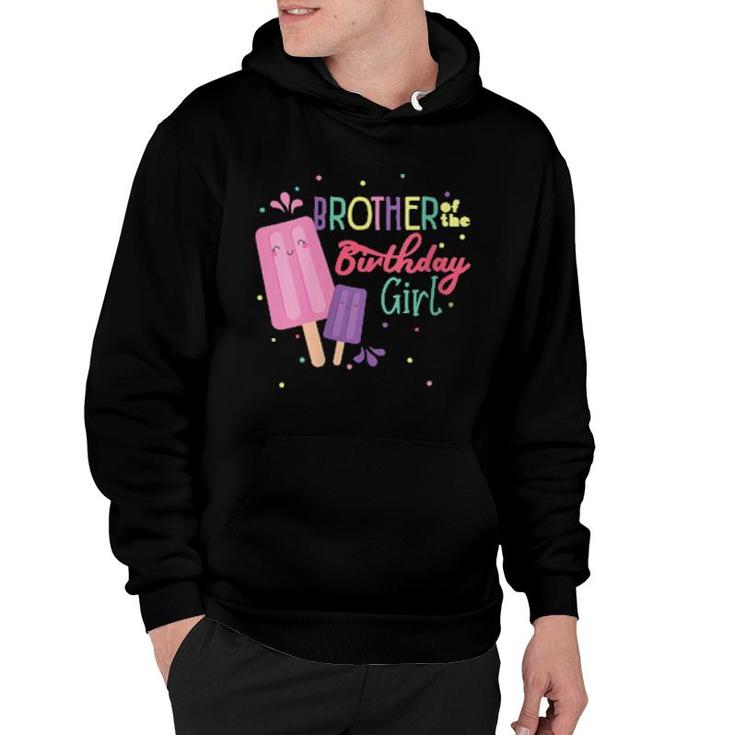 Brother Of The Birthday Girl Ice Cream Theme Matching Family  Hoodie