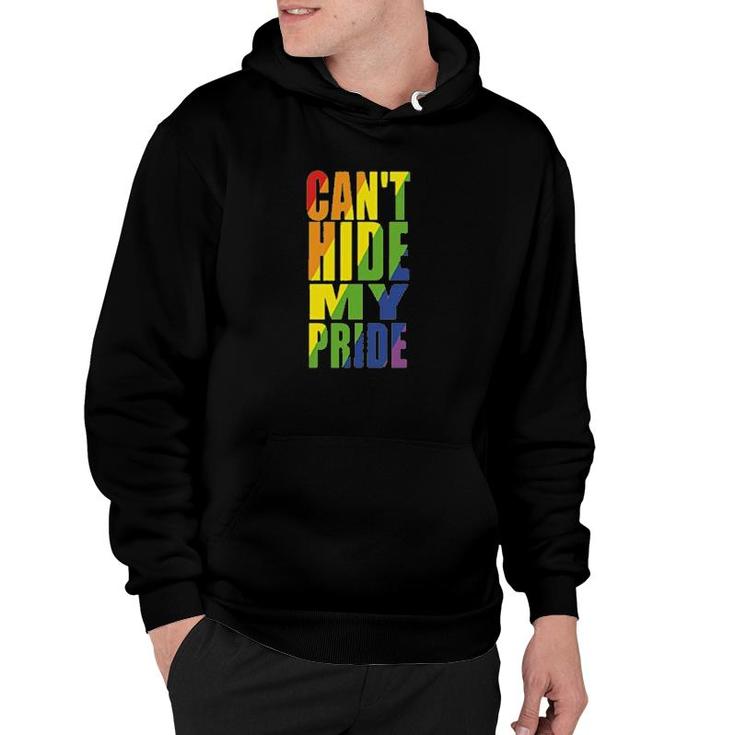Can Not Hide My Pride Rainbow Lgbt Gifts Hoodie