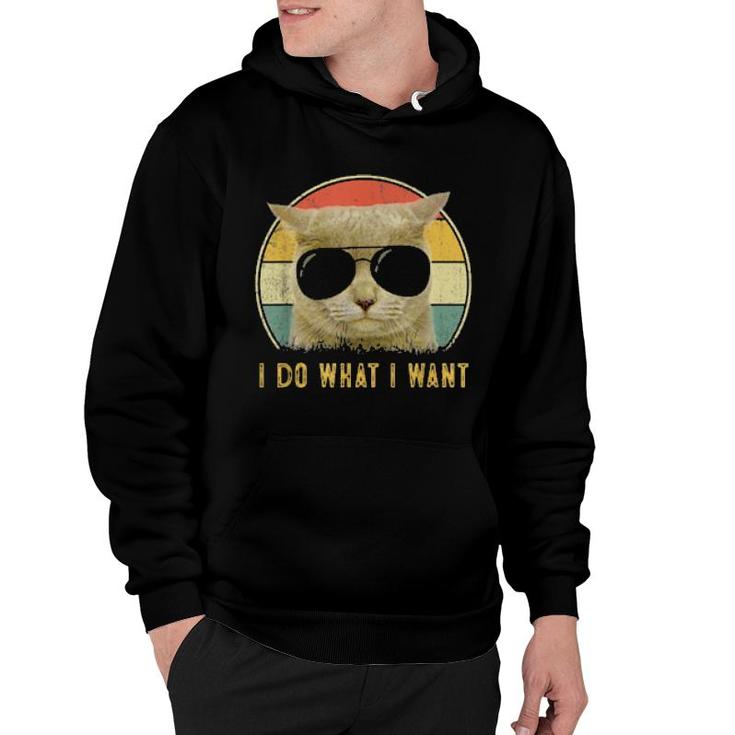 Cat For Girls Boys I Do What I Want Cat  Hoodie