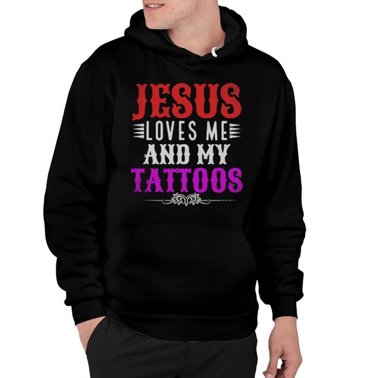 Christian Tattoo Master Inked Jesus Loves Me And My Tattoos  Hoodie