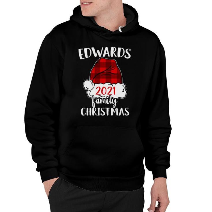 Christmas 2021 Edwards Matching Pajama Santa Hat Hoodie