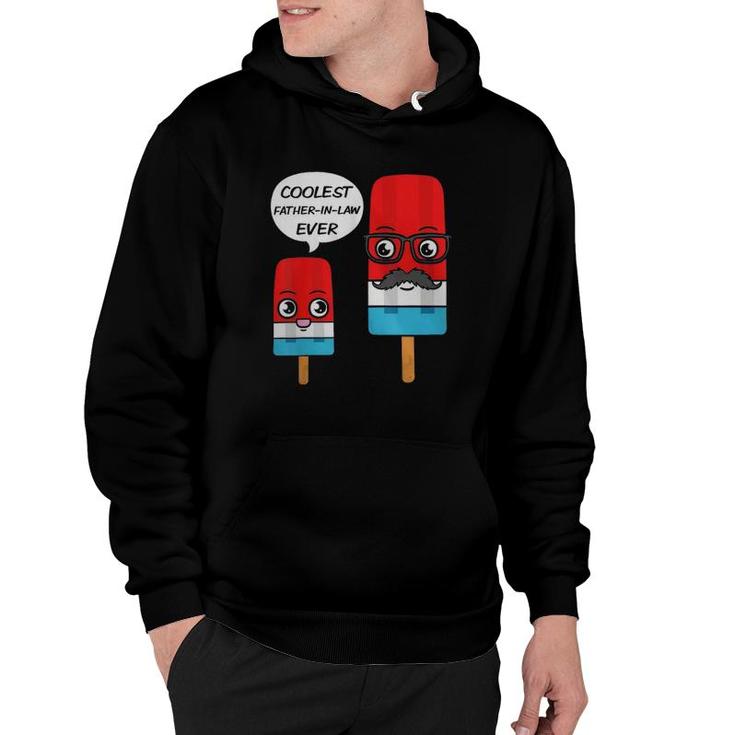 Coolest Father-In-Law Ever Father's Day Popsicle Ice Cream Hoodie