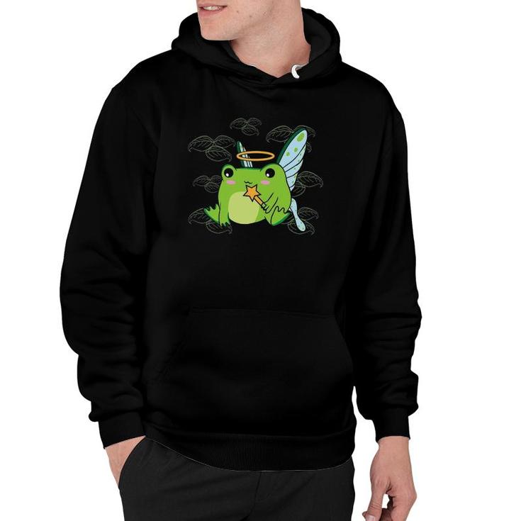 Cottagecore Aesthetic Cute Frog Fairycore Goblincore Hoodie
