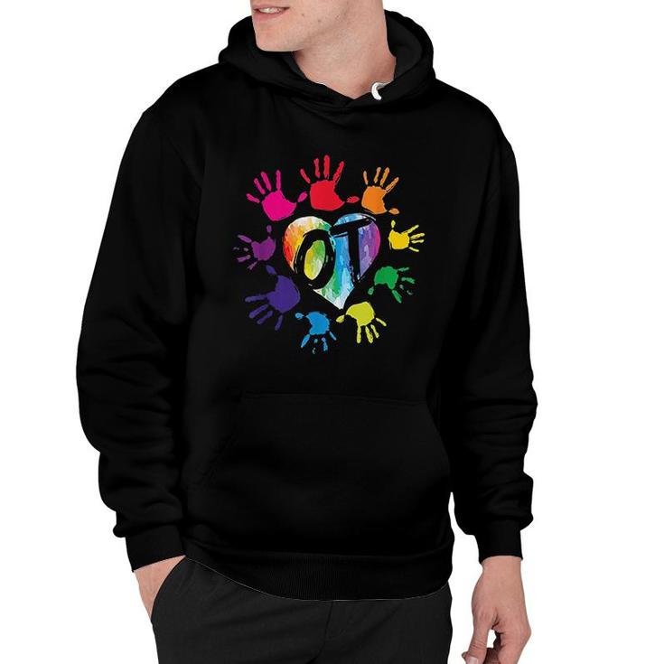 Cute Ot Hands Occupational Therapy Gift Hoodie