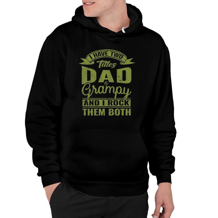 Dad And Grampy Father's Day Grandpa Gift For Men Hoodie