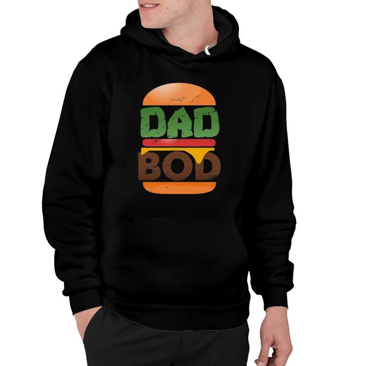Dad Bod Cheeseburger Dad Body Hunk Father's Day Hoodie