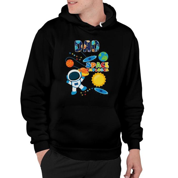 Dad Outer Space Astronaut For Father's Day Gift Hoodie