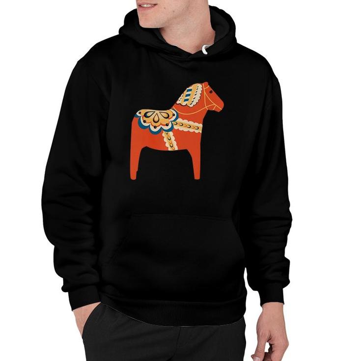 Dala Horse - Tradition In Sweden From 17Th Century Hoodie