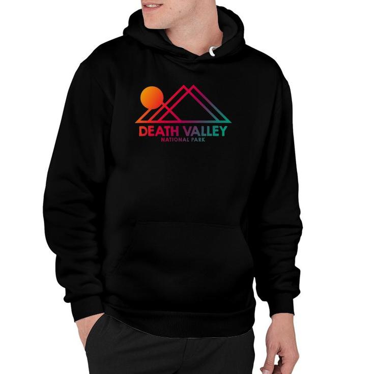 Death Valley National Park California Souvenir Ca Outline Hoodie