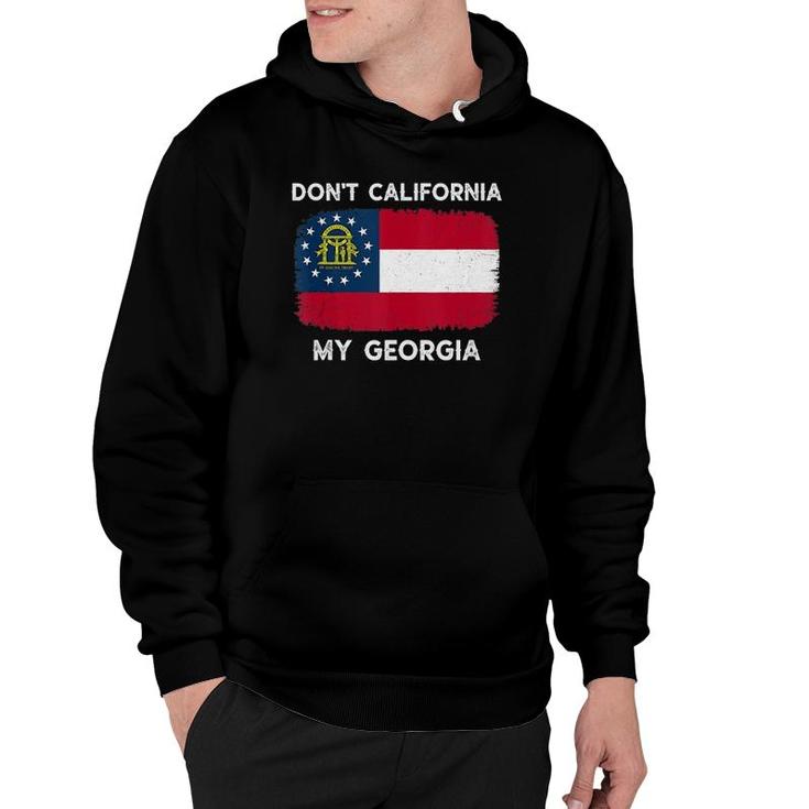 Don't California My Georgia Georgia Flag Retro Tank Top Hoodie