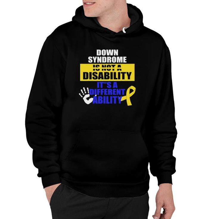 Down Syndrome Different Ability Awareness Hoodie