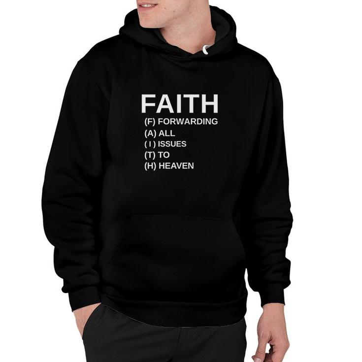 Faith Round Neck Graphic Hoodie