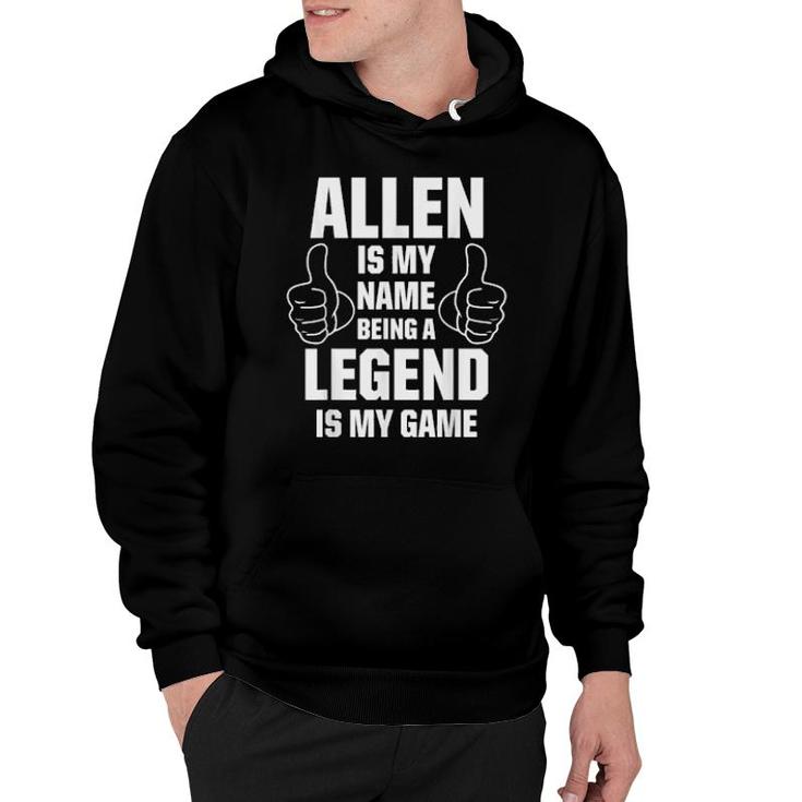Family Surname Allen Reunion Last Name Tag  Hoodie
