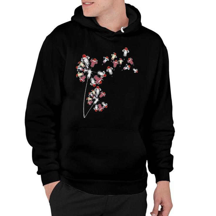 Farm Animal Dandelion Christmas Animal Cow Hoodie Farm Animal Dandelion Christmas Animal Cow Hoodie