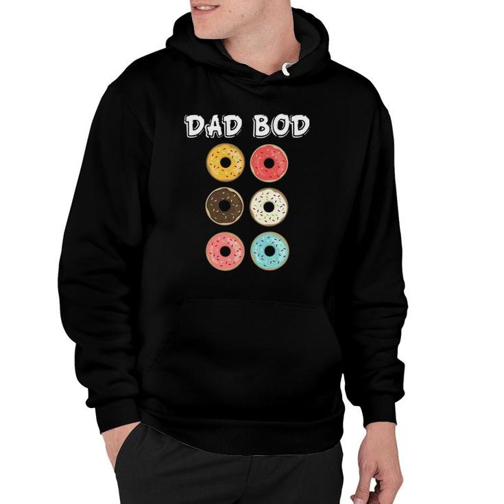 Father's Day Gift Dad Bod Donuts Mens Father Grandpa Hoodie