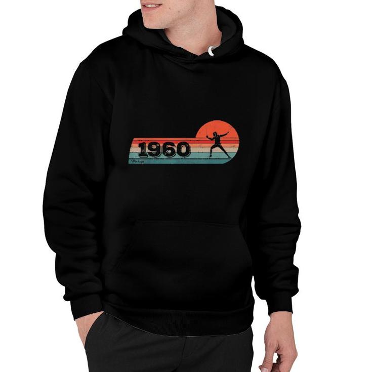 Fechter Jahrgang 1960 Geburtstag Fechtsportler Fechten Hoodie