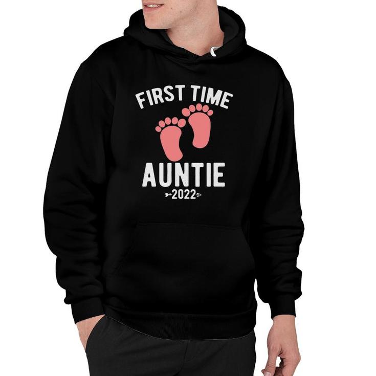 First Time Auntie 2022 For Auntie To Be Promoted To Auntie Hoodie
