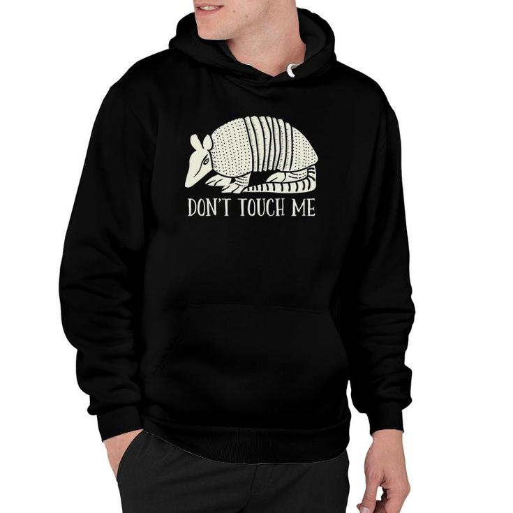 Funny Armadillo Don't Touch Me Graphic Pullover Hoodie