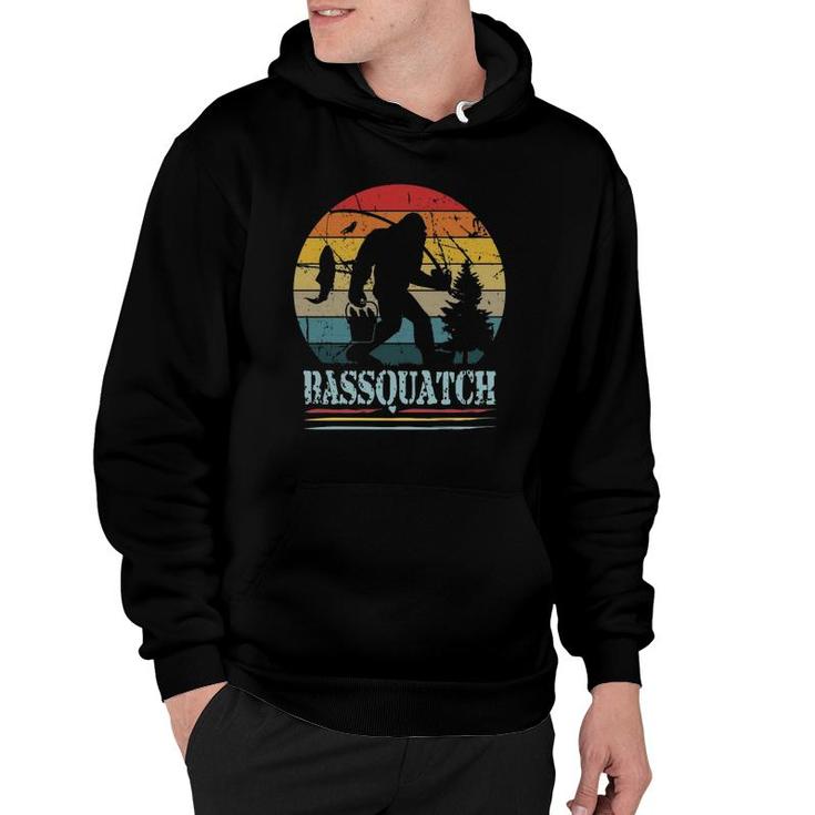 Funny Bigfoot Bassquatch Bass Fishing Sasquatch Believer Pullover Youth  Hoodie