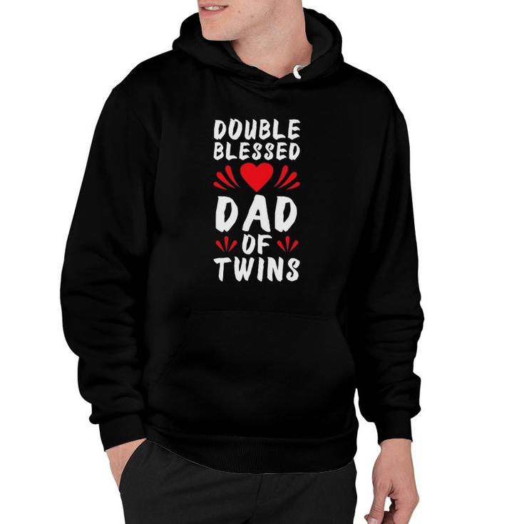 Funny Dad Of Twins Father Of Twins Hoodie