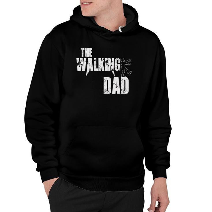 Funny Dad Walking Father Zombie Gifts Hoodie