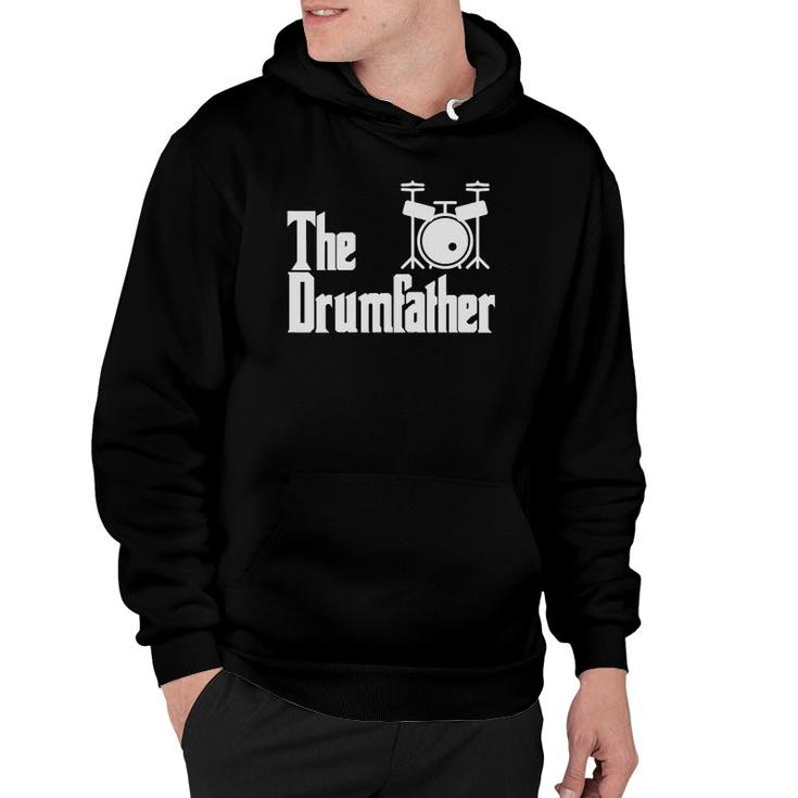 Funny Father's Day The Drum-Father Drummer Musician Dad Gift Hoodie