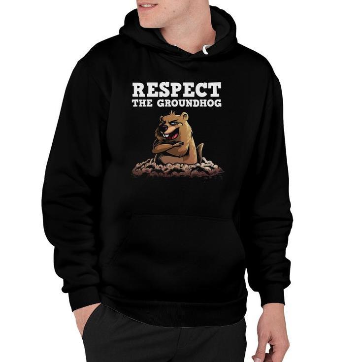 Funny Groundhog For Men Women Groundhog Day Woodchuck Animal Hoodie