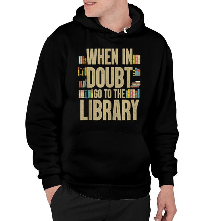 Funny Library Design Book Reader Reading Librarian Hoodie