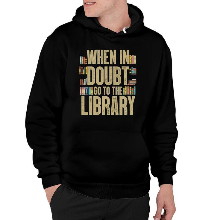 Funny Library Design Men Women Book Reader Reading Librarian Hoodie